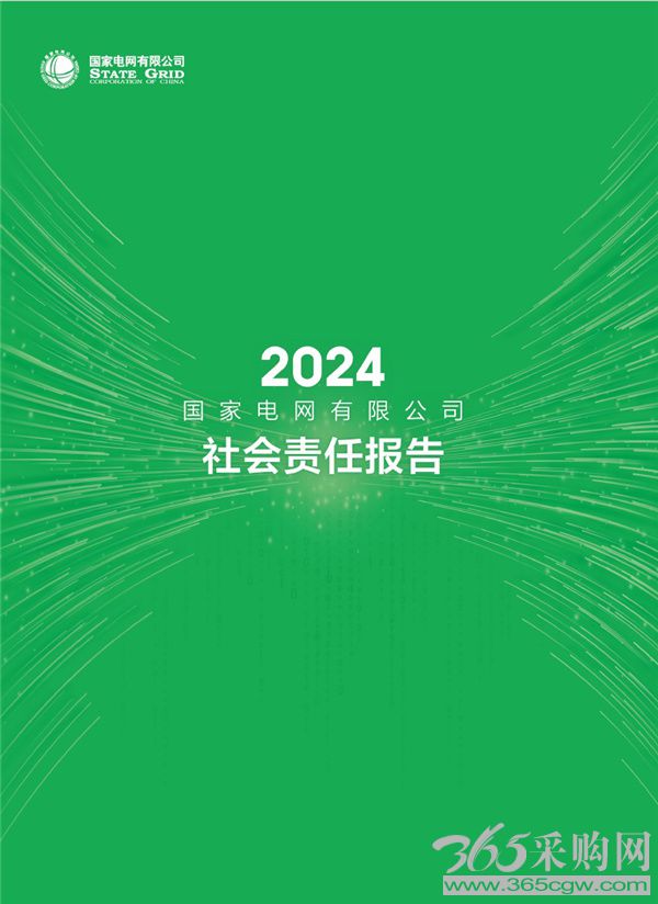 国家电网公司发布2024社会责任报告