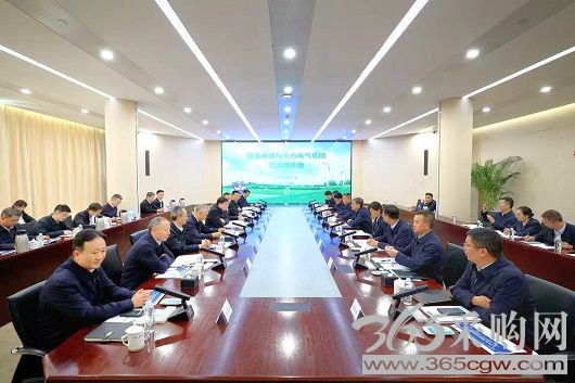 国家电网与东方电气集团举行会谈